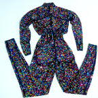 Sparkly Rhinestone Luxury Jumpsuit & Stage Performance Costume