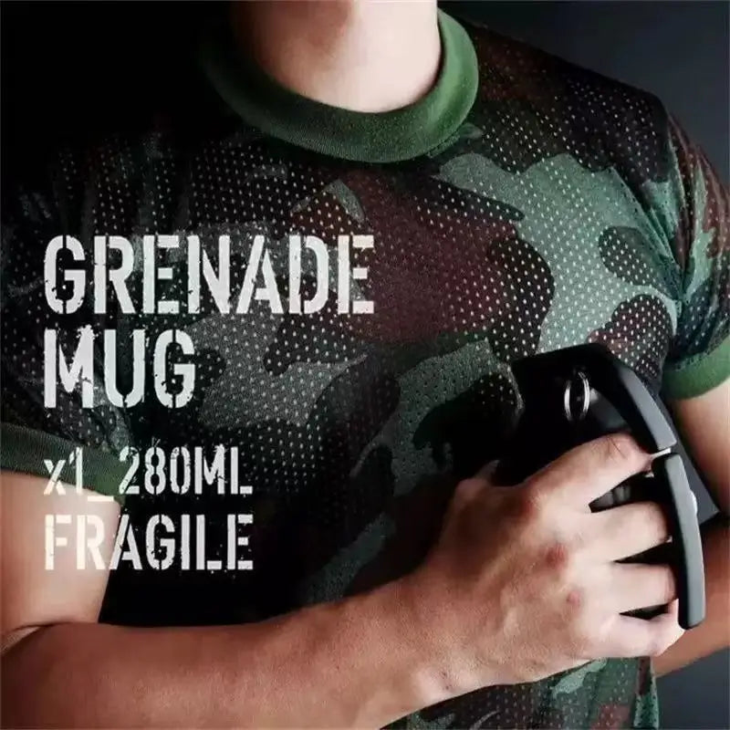 Funny Grenade Ceramic Cup Ins High Beauty Creative Odd Birthday Gift Mug Funny Water Cup