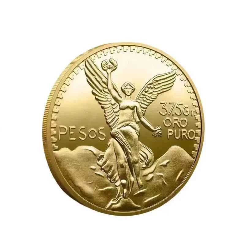 Mexico Eagle Ocean Eagle Snake Foreign Trade Commemorative Coin  Metal Commemorative Coin Statue of Liberty Commemorative Coin