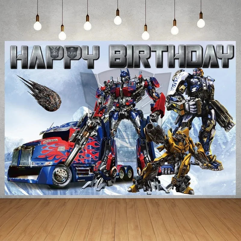 Transformers Party Favor Transformer Birthday Party Decorations Party Supplies Balloons Tablecloth Cups Plates Baby Shower Gifts - Big Tim's Magic Emporium