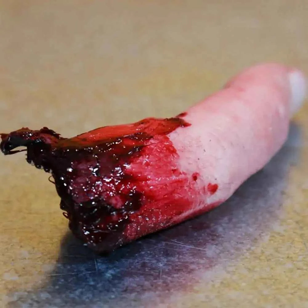 Halloween Horror Bloody Finger Prank Prop Bloody Severed Finger Realistic bloody severed finger scary props scary Fake Finger