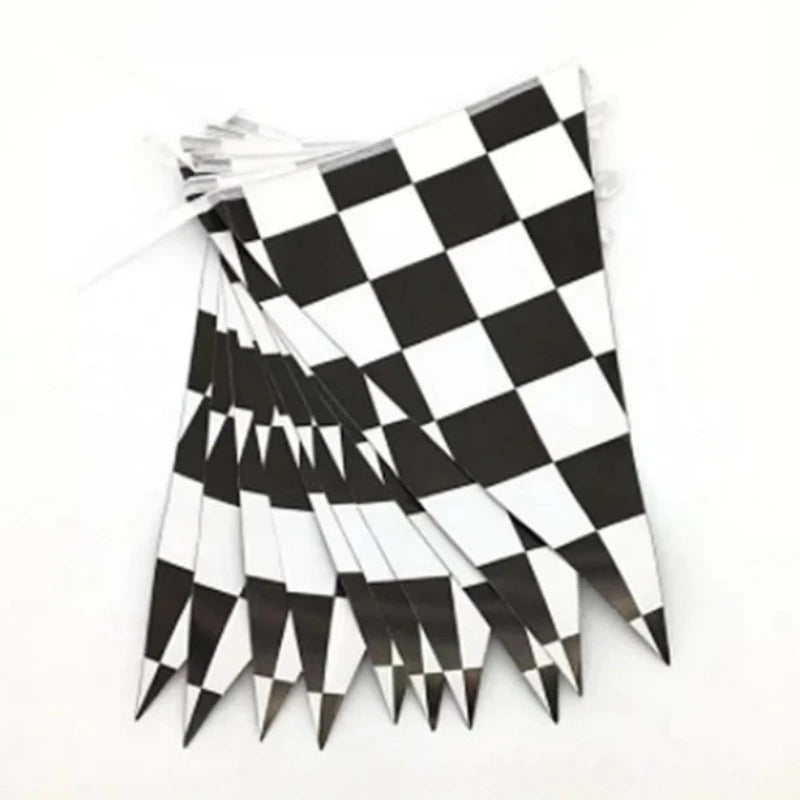 1 Set Racing Car Party Paper Banner For Birthday Festive Event Decor - Big Tim's Magic Emporium