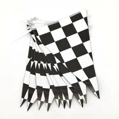 1 Set Racing Car Party Paper Banner For Birthday Festive Event Decor - Big Tim's Magic Emporium