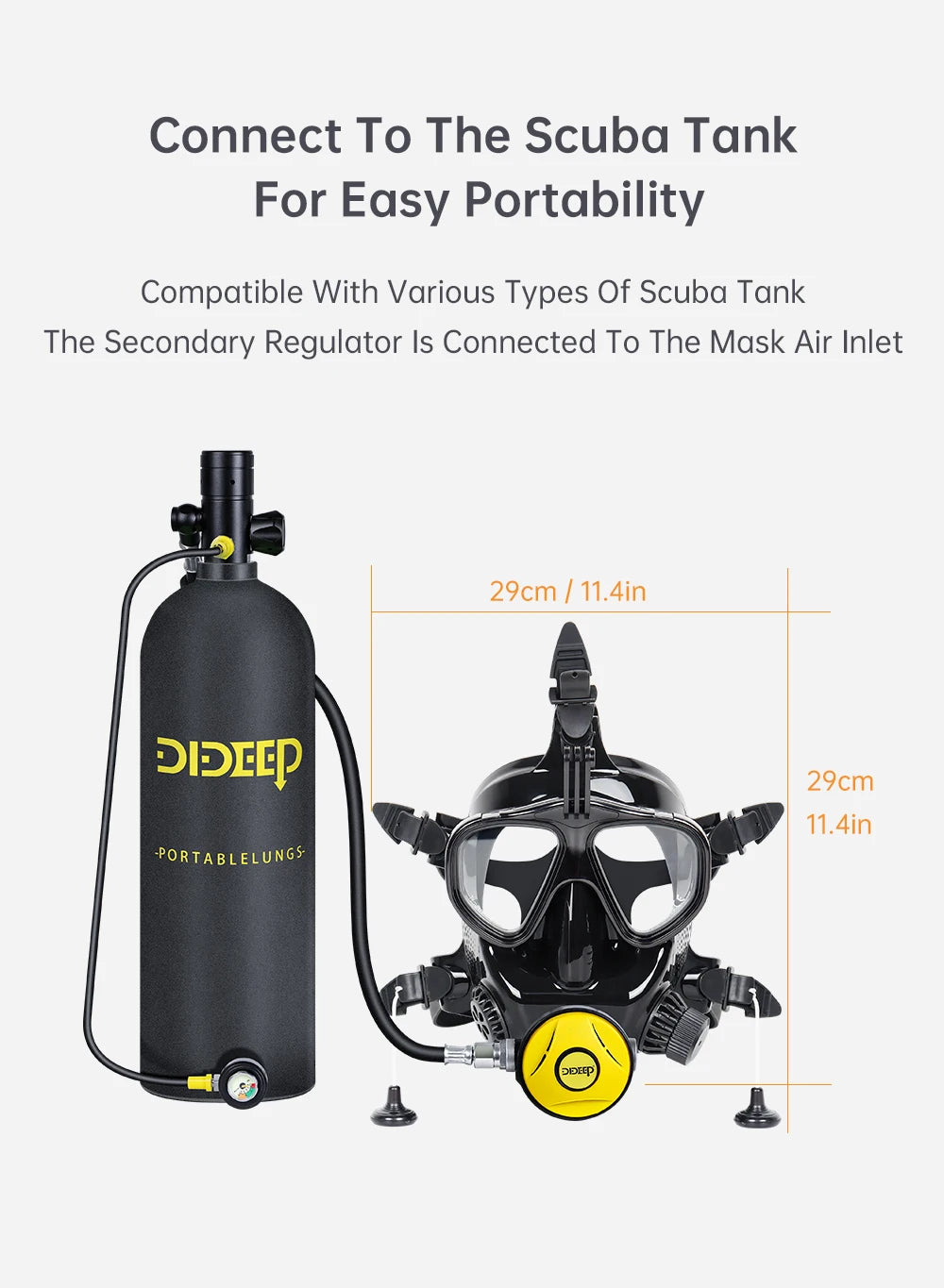Full Face Diving Mask - Big Tim's Magic Emporium
