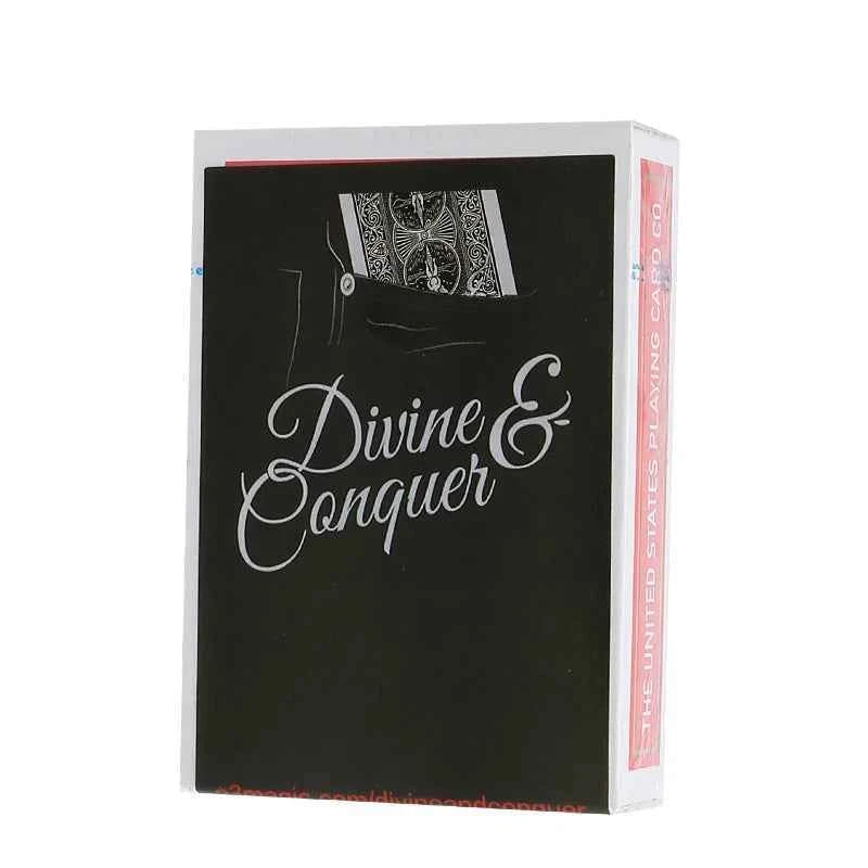 Divine and Conquer Magic Tricks Card Prediction Magia Magician Read Mind Close Up Street Illusions Gimmicks Mentalism Props