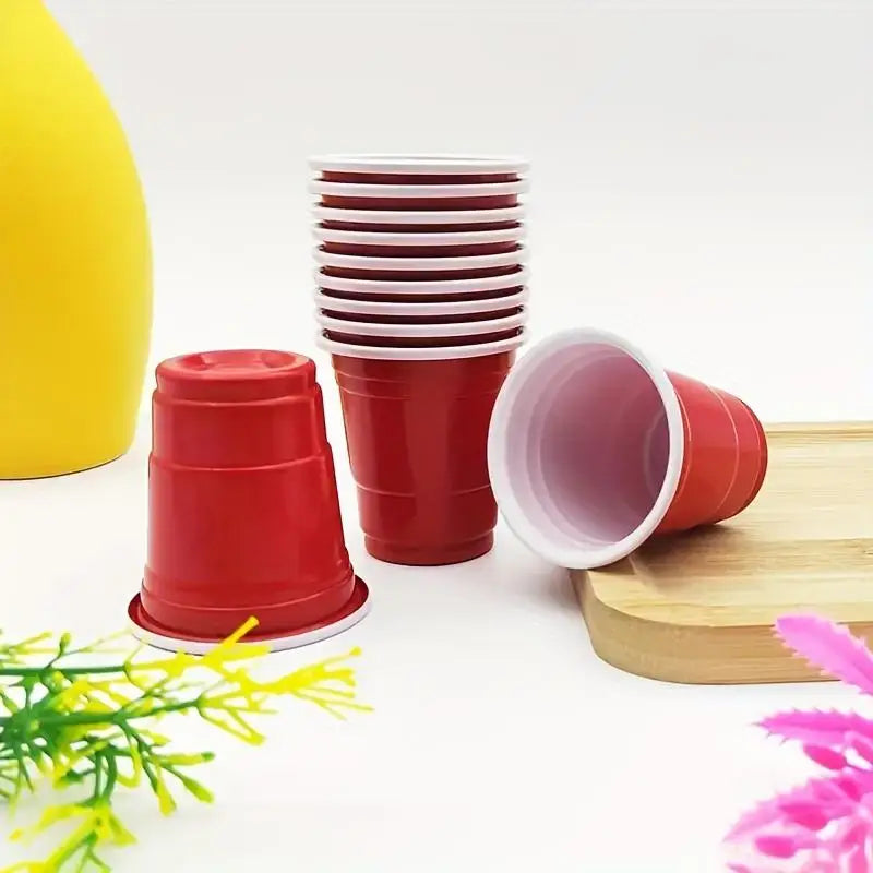 50pcs Party Disposable Plastic Cups Birthday Wedding Festival Beer Drink Soda Cups Party Game Cups - Big Tim's Magic Emporium