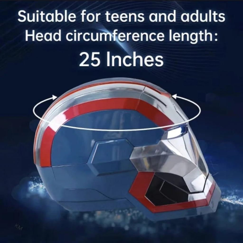 Iron Man War Machine 1:1 Cos Mask Wearable Helmet Remote Voice Control Automatic Helmet Mask Halloween Cosplay Props Adult Gift - Big Tim's Magic Emporium