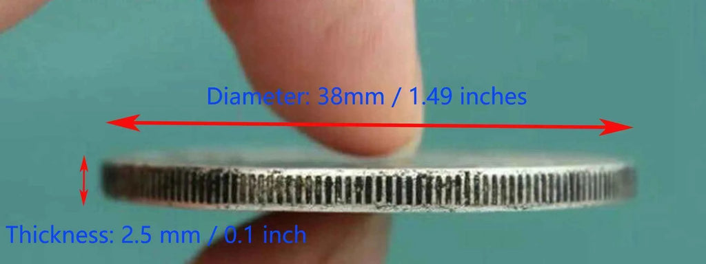 38mm Coins Beautifully Hand Polished Magic Props Birthday Gifts Home Decor Angels & Demons Pattern Collectibles