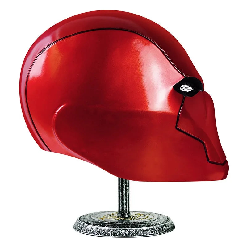 Red Hood Helmet Cosplay Superheroes Mask for Man Helmet Resin Halloween Masks Carnival Masquerade Costume for Adult Face Masks - Big Tim's Magic Emporium