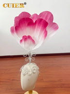 The Stardust Empress Blossom – Deluxe Crystal & Feather Carnival Headpiece Hair Jewelry