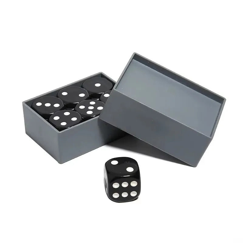 Miracle Dice 7 Black Die and Box Dice Number Change Close up Magic Tricks Mentalism Magicians Prop Gimmick Accessory Illusion