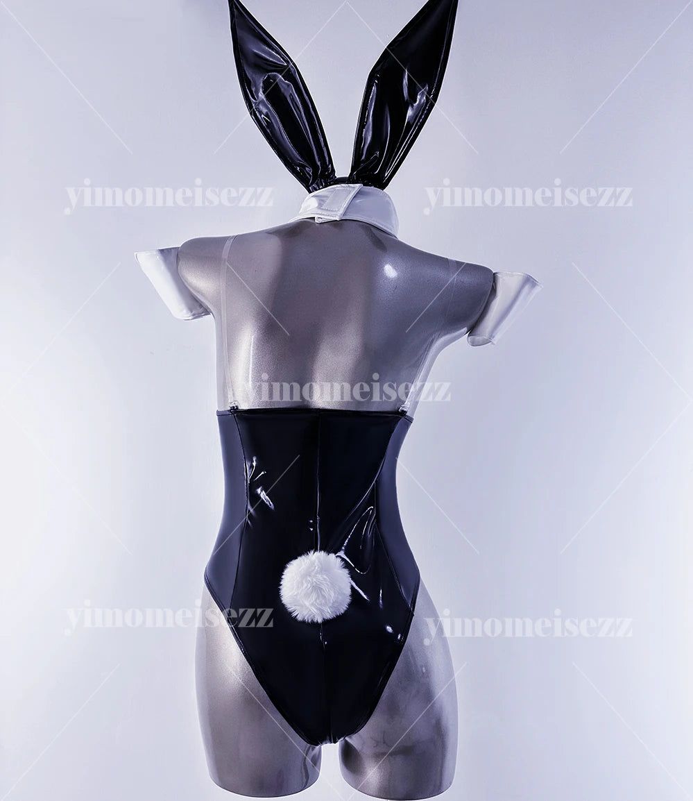 Customized Rabbit Girl Cosplay Costume | Anime Halloween Jumpsuit for Nightclub & Conventions - Big Tim's Magic Emporium