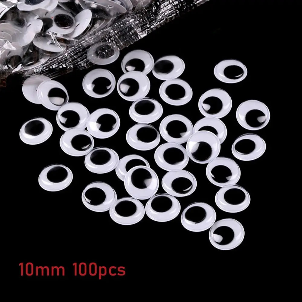 100 PCS Puppet Making DIY Craft  Parts 's Eyes Dinosaur Eye Creative gift  Accessories