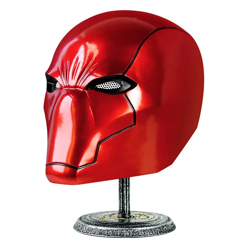 Red Hood Helmet Cosplay Superheroes Mask for Man Helmet Resin Halloween Masks Carnival Masquerade Costume for Adult Face Masks - Big Tim's Magic Emporium