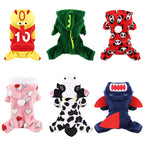 Animal Hooded Pet Costume Jumpsuit