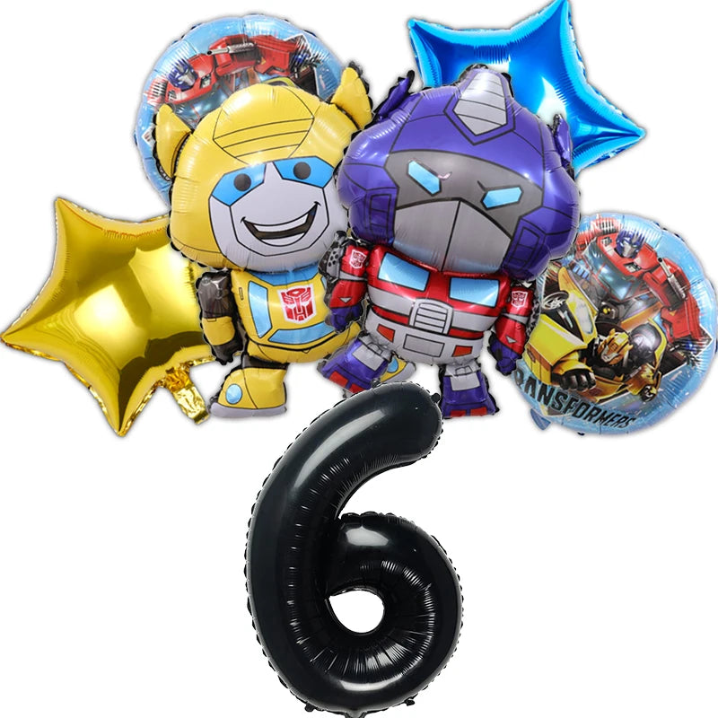 Transformers Party Favor Transformer Birthday Party Decorations Party Supplies Balloons Tablecloth Cups Plates Baby Shower Gifts - Big Tim's Magic Emporium