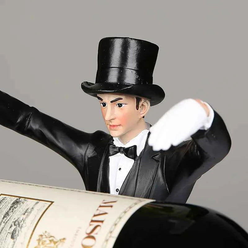 Magical Wine Bottle Rack, Home Decoration, Wine Bottle Rack, Handmade Resin, Colorful European Style, Handsome Magician