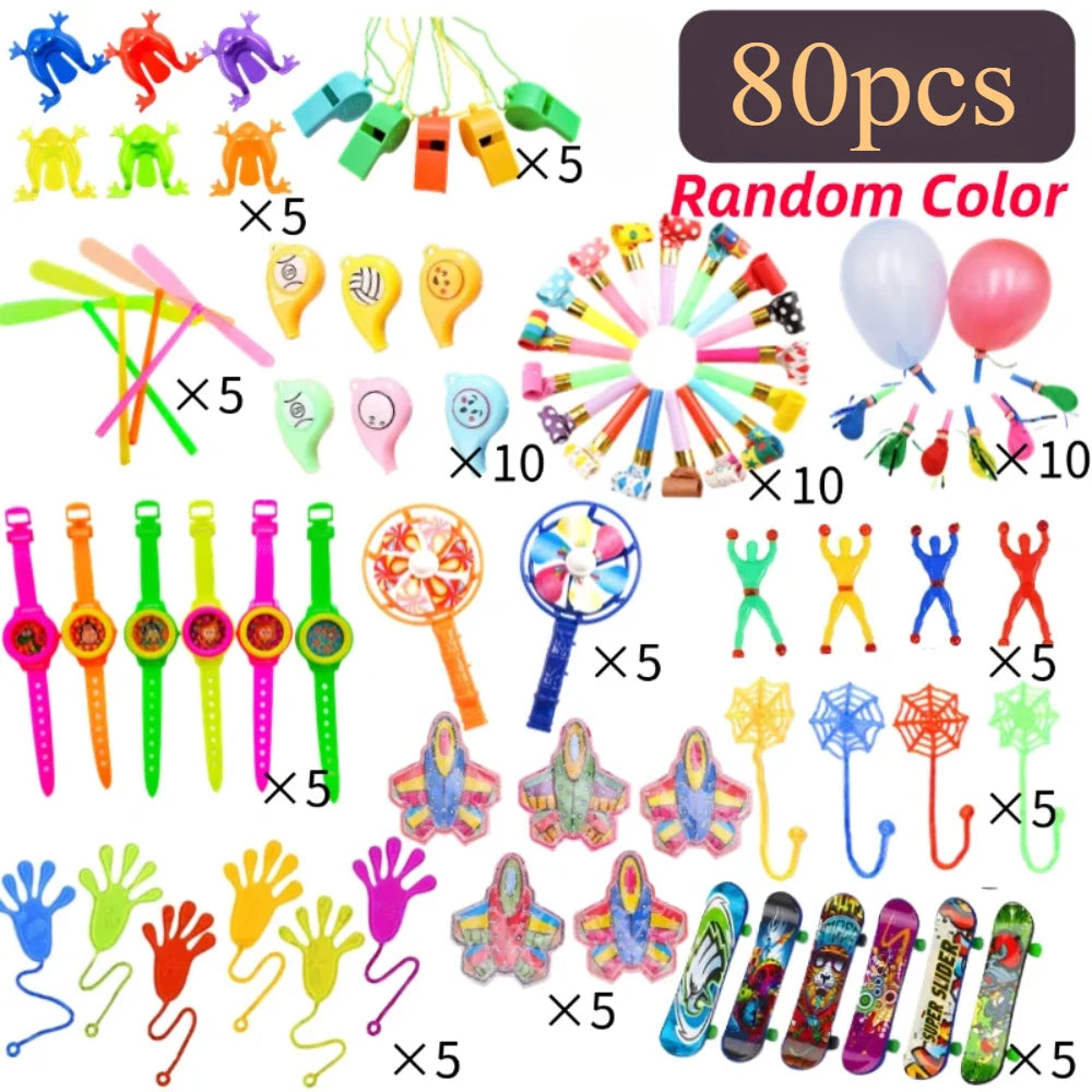 40-150 Pcs Kids Birthday Party Favors Pinata Guest Gift Assortment Giveaway Pinata Stuffed Bulk Kids Toys Gifts