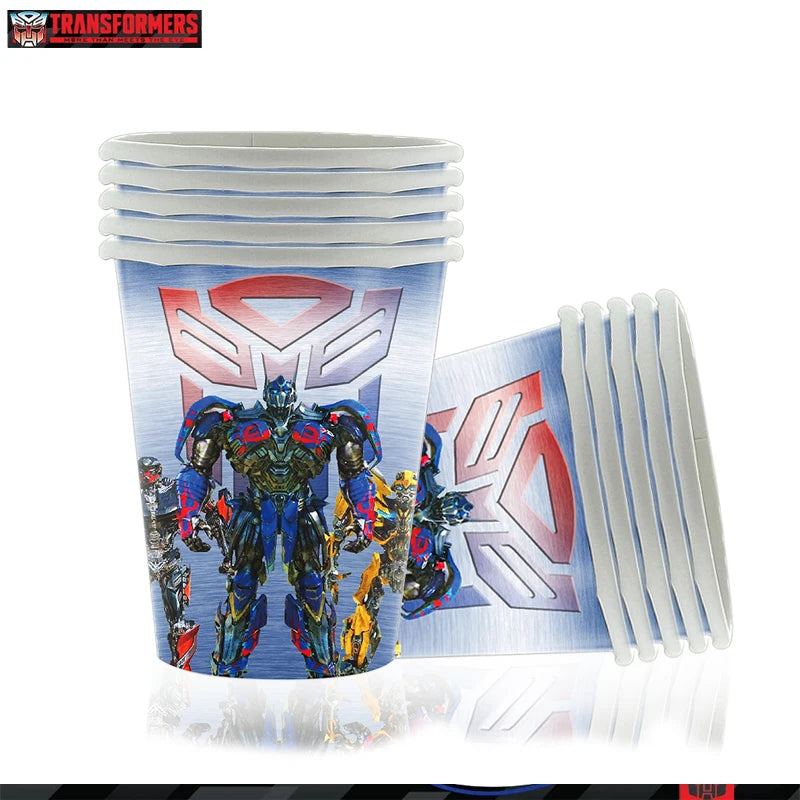 Transformers Party Favor Transformer Birthday Party Decorations Party Supplies Balloons Tablecloth Cups Plates Baby Shower Gifts - Big Tim's Magic Emporium