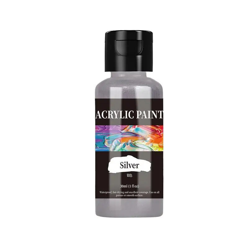 High-Quality 30 Ml/Bottle Acrylic Paint Colors Dyestuff Paint For Fabric Clothing Painting For Leather DIY Pigment Graffiti