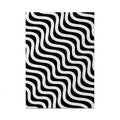 Optical Illusion Wall Art Poster | Black and White Op Art Effect | Modern, Simple, Unique, Eclectic Vertical Black and White Op