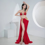 Dazzling Oriental Belly Dance Performance Suit & Competition Costume Set
