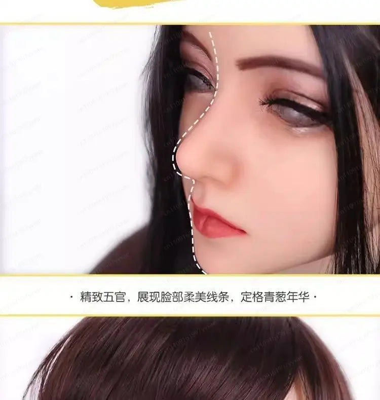 Mask adult full face silicone headgear COS disguise mask CD cross-dressing supplies male to female simulation headgear upgrade - Big Tim's Magic Emporium