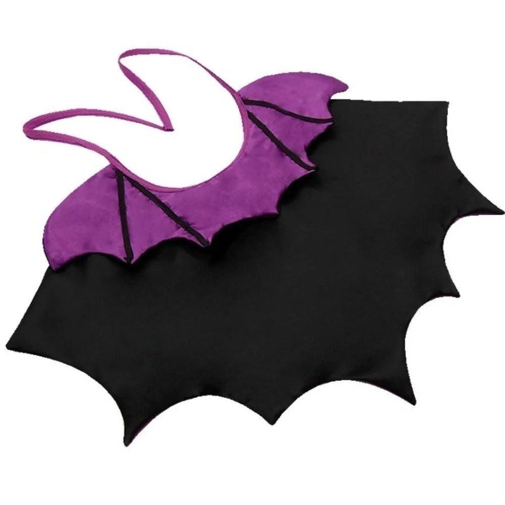 Bat Transformation Halloween Pet Costume Stand-collar Comfortable Cat Cosplay Cloak Bow Soft Fabric Small Dog Knight Cape Party