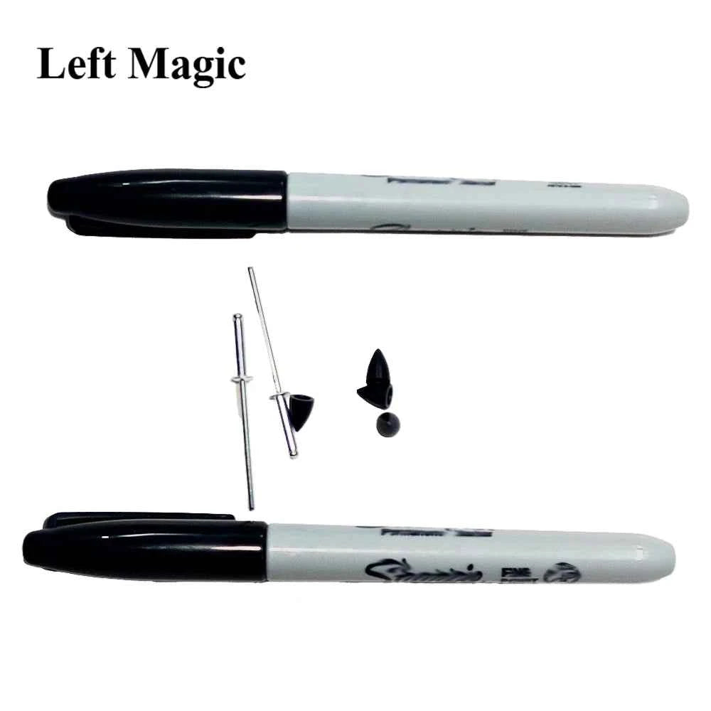 Mental Pen,Mind-Blowing Magic Tricks Screw Magic Stage Illusions Street Novelties Party Funny Comedy Gimmick Mentalism