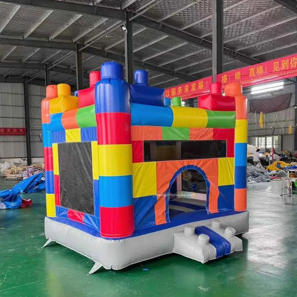 Kids Bounce House Jumping Castle Slide Combo moonwalk Outdoor Inflatable Playground Party Inflatable Games