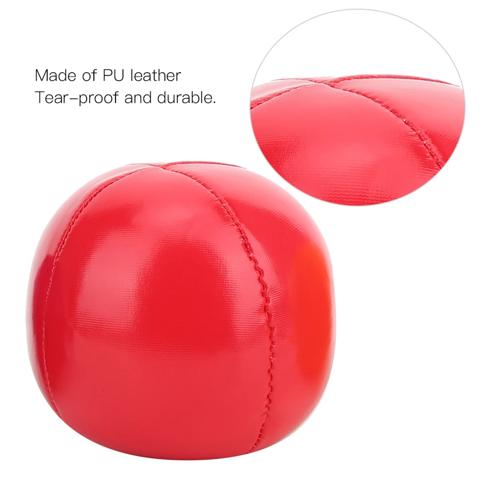 PU High-Quality Juggling Ball Hand Toss Ball Indoor Ball Juggling Ball with Mesh Bag Hand Toss Indoor Leisure Sports Ball