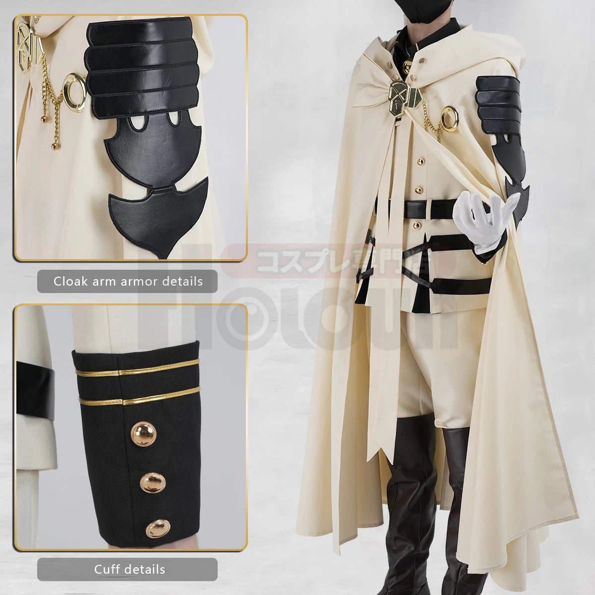 HOLOUN Seraph Of The End Anime Mikaela Hyakuya Cosplay Costume Cloak Jacket Pants Shirt Halloween Christmas Convention - Big Tim's Magic Emporium