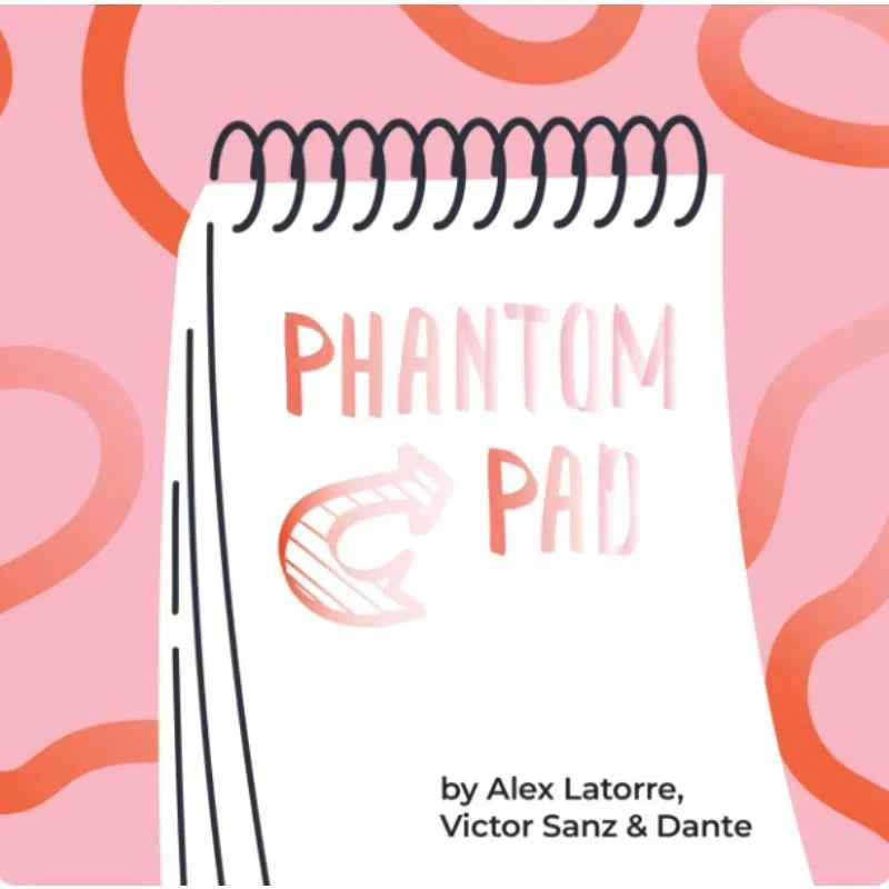 Phantom Pad Magic Trick by Alex Latorre – Real Ink Reveal Prediction Sketch Pad Close Up Street Mentalism Props Gimmicks