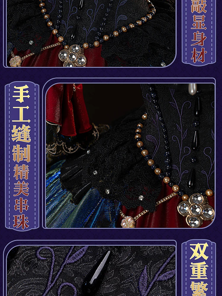 Mary‌ Cosplay Costume for Halloween Christmas Comic Exhibition Game Identity V Bloody Cute Woman S-XXL New Red Dress IN STOCK - Big Tim's Magic Emporium