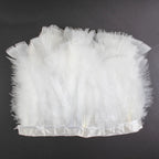 Professional Turkey Feather Fringe Trim 10-15cm