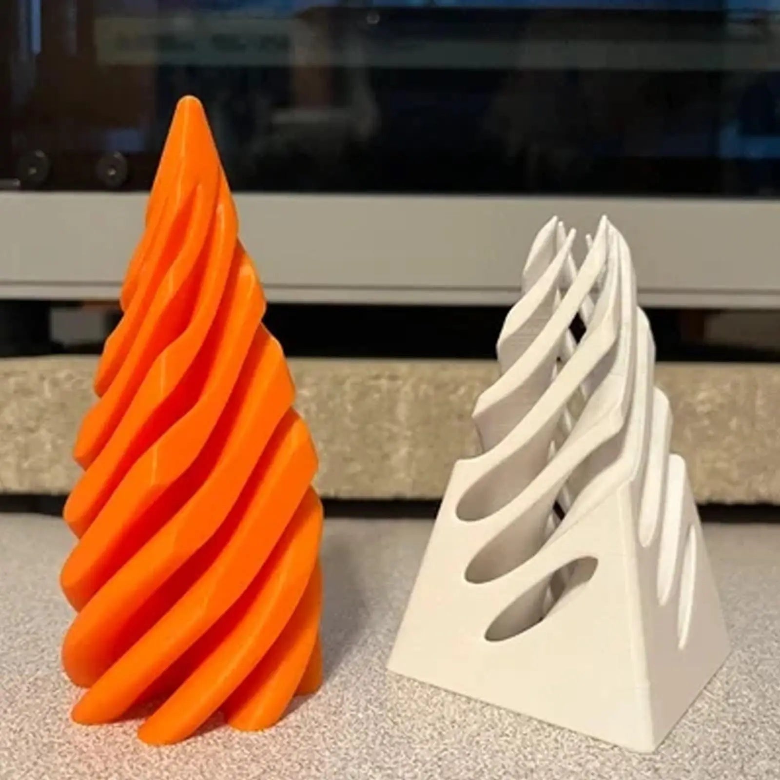 Impossible Pyramid Passthrough Sculpture - 3D Optical Illusion Art Decor