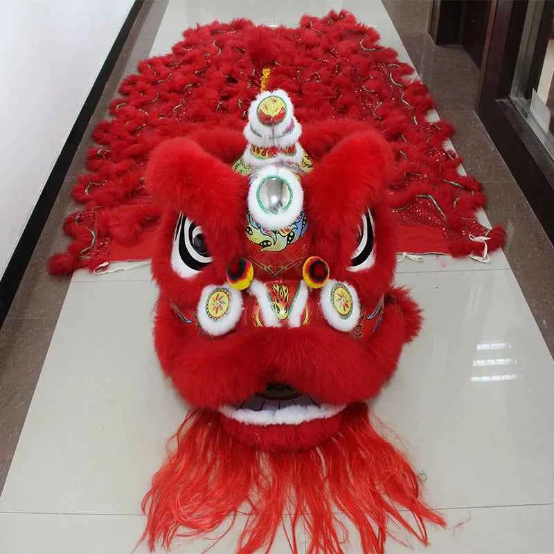 lion dance props complete set of lion dance adult full set of double single