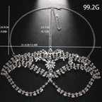 Exaggerated Rhinestone Masquerade Jewelry Face Mask