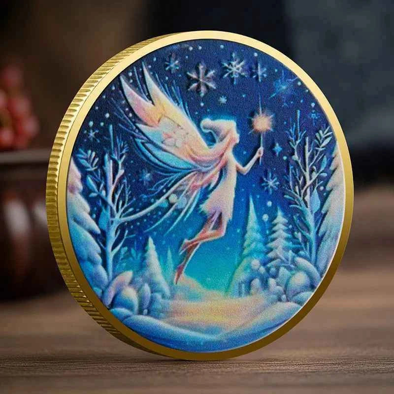 1pc Tooth Fairy Teeth Commemorative Coin Teeth Change Collectible Coin Medal Gifts for Kids Lucky Challenge Coin Party Gifts