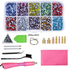 Fast-Heated Hotfix Rhinestone Applicator Wand Tool Kit