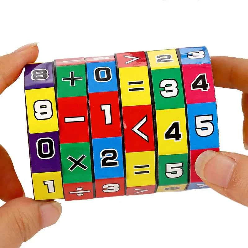 Montessori Arithmetic Toy - Magic Cylinder Mathematics Numbers Cube for Kids Learning and Counting Game Puzzle - Big Tim's Magic Emporium