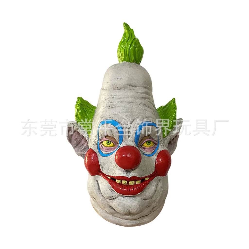 Killer Klowns From Outer Space Demon Clown Mask Killer Joker Latex Masks Cosplay Halloween Carnival Costume Props Adult Helmet - Big Tim's Magic Emporium