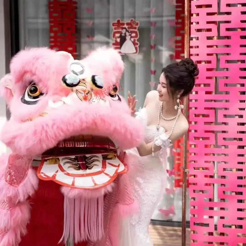 lion dance props complete set of lion dance adult full set of double single
