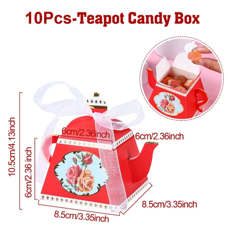 Pink Tea Party Cake Stand Birthday Party Decoration Kids Baby Shower Party Supplies Wedding Table Decor Afternoon Tea Party - Big Tim's Magic Emporium
