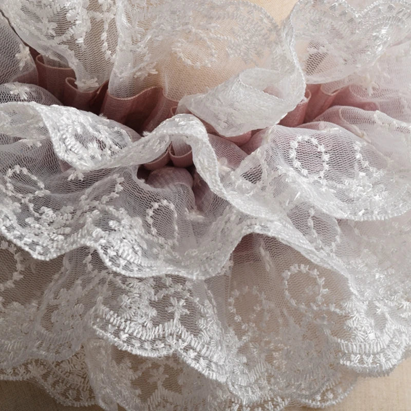 Victorian Collar Ruffle Neck Ruff Vintage Lace Clown Collars Tie Cosplay Accessories - Big Tim's Magic Emporium