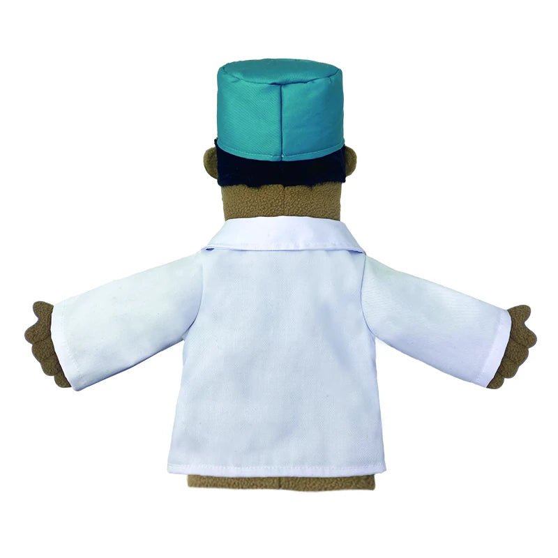 Cute Cartoon Profession Series Hand Puppet Plush Doctor Police Officer Nurse Teacher Job Puppet Ventriloquism Doll - Big Tim's Magic Emporium