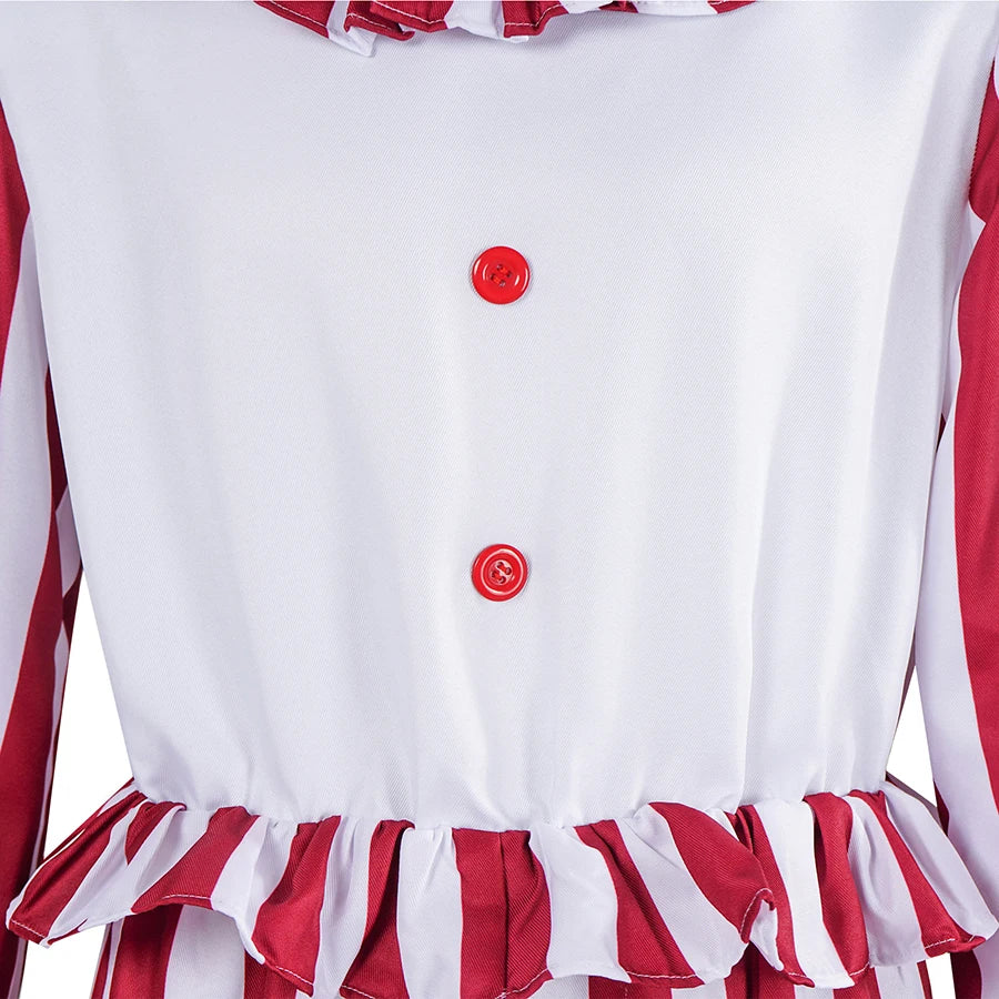 Clown Cosplay Costume New Movie Clown in A Cornfield Cosplay Jumpsuit Terror Play Outfit Kid Adult Halloween Party Clown Clothes - Big Tim's Magic Emporium