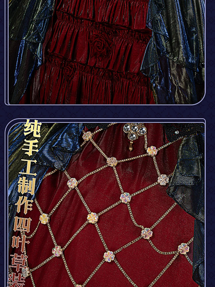 Mary‌ Cosplay Costume for Halloween Christmas Comic Exhibition Game Identity V Bloody Cute Woman S-XXL New Red Dress IN STOCK - Big Tim's Magic Emporium