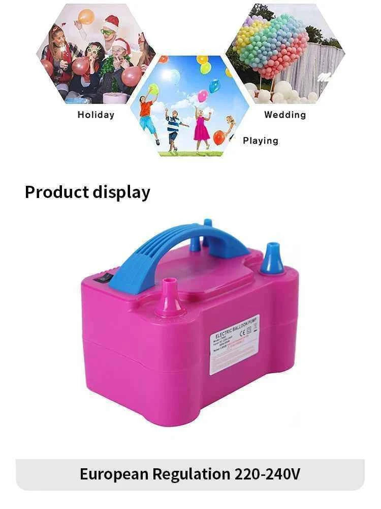 1pc, Balloon Inflatable Electric Air Pump, Birthday Party Supplies, Wedding Supplies, Double-layer Balloon Electric Pump, Party