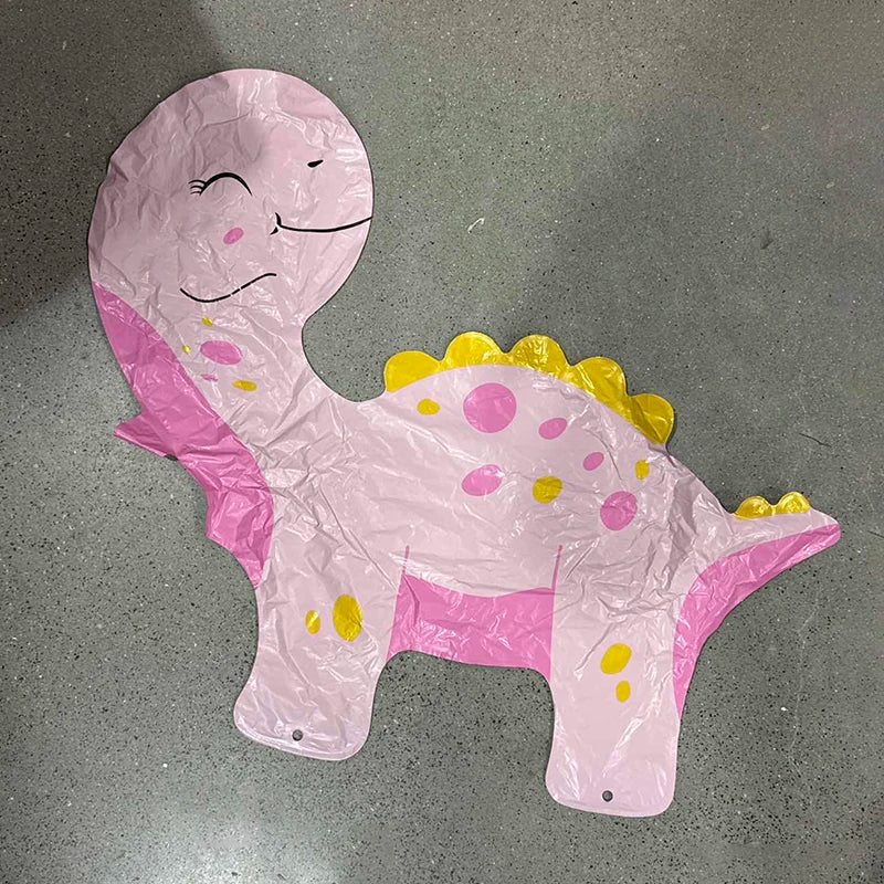 For Kids Birthday Party Decoration Baby Shower 4D Cartoon Foil Balloons Elephant Stand Walking Balloon With Wheel